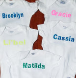 Personalized Name Onesie