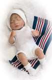 MICRO PREEMIE Pink & Blue Hospital Baby Receiving Blanket