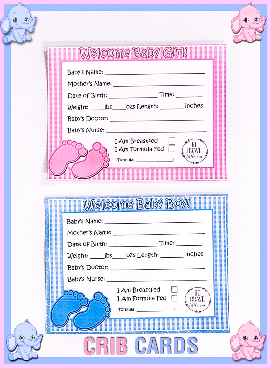 PRINTED Reborn/Silicone Baby Hospital Crib Card! – The Reborn ...
