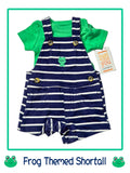 NB Frog Themed Outfit Set For Reborn Or Silicone Baby Dolls