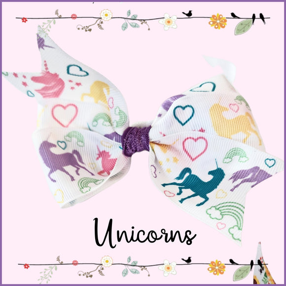 UNICORN Headband & Hairbow In One