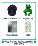 Matching hat, toy, blanket & diaper for reborn & silicone baby dolls 