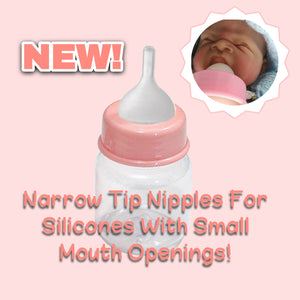 MICRO PREEMIE No Hole Nipples For Silicones With Small Mouth Openings!