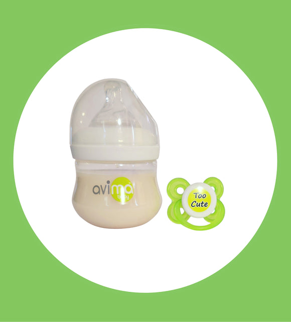 Avima Reborn or Silicone Baby Bottle & Mam Pacifier!