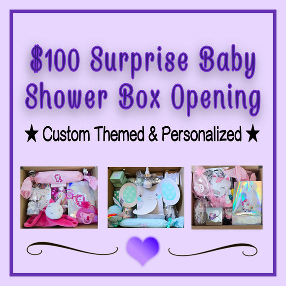 LARGE Custom Themed Reborn/Silicone Surprise Shower Box Opening! ($100)