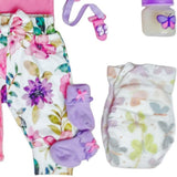 NB Butterfly Themed Outfit w/Matching Accessories Gift Set For Reborns & Silicone Baby Dolls