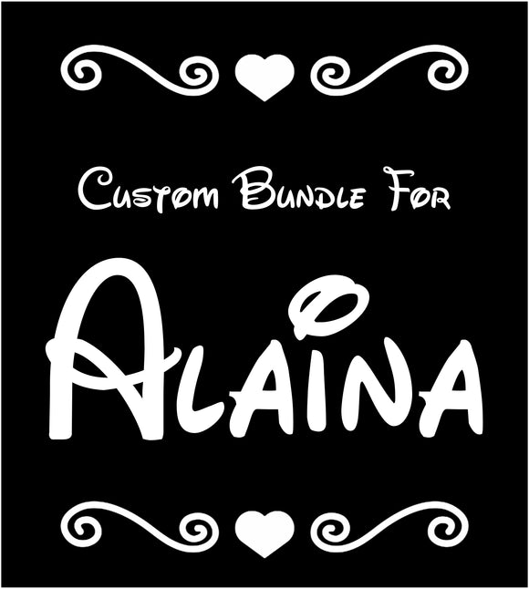 Custom Order For Alaina