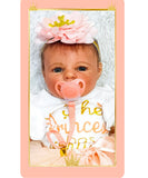 NB Princess Themed Tutu Outfit w/Matching Accessories Gift Set For Reborns & Silicone Baby Dolls