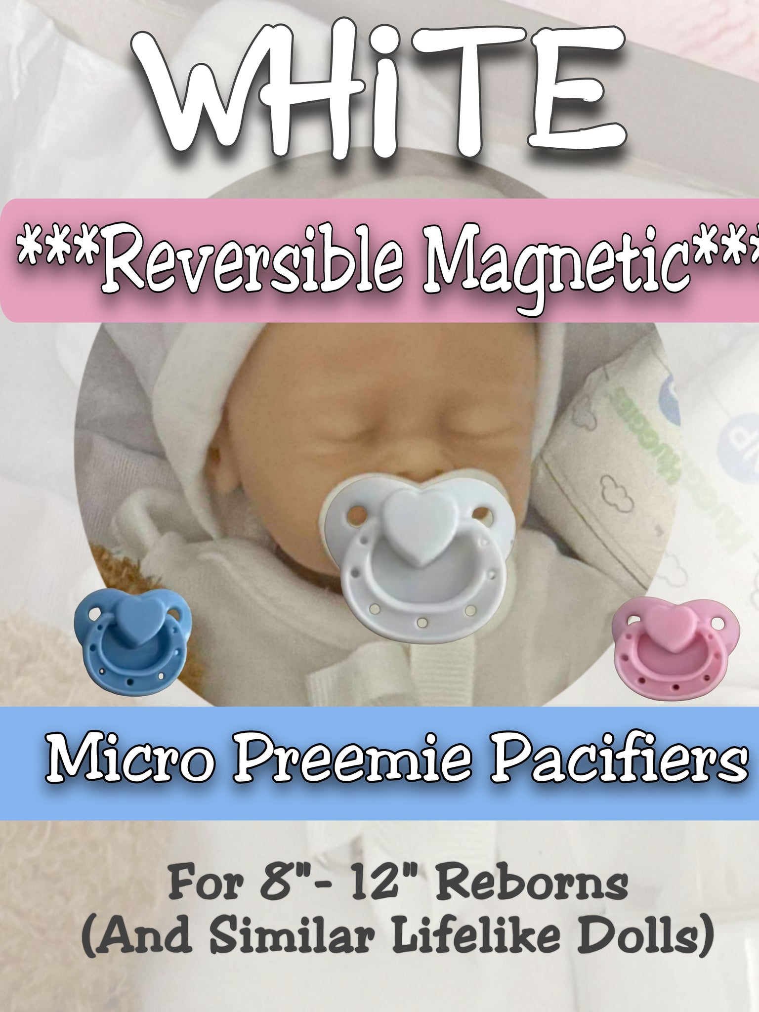Doll Pacifiers Tiny Micro Preemie Reborn Doll Pacifiers – The Reborn Accessories Shop