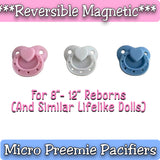 Tiny Micro Preemie Reborn Doll Pacifiers