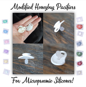 Micro Preemie Honeybugs w/Full Custom Nipples For Silicone Babies!