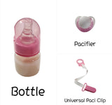 NB Floral Dress w/Matching Accessories Set For Reborns & Silicone Baby Dolls