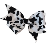 Cow Print 2 in 1 Bow/Headband