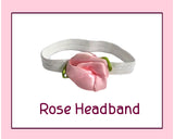 8-10 Inch Micropreemie Rose Themed Onesie w/Matching Accs Set For Lifelike Baby Dolls!