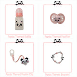 NB Panda Themed Sleeper w/Matching Accessories Set For Lifelike Baby Dolls