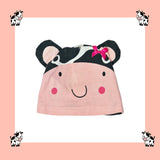 NB Cow Themed Romper w/Matching Accessories Set For Reborns & Silicone Baby Dolls