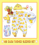 NB/PR Duck Themed Sleeper w/Matching Accessories Set For Lifelike Art  Dolls