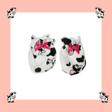 NB Cow Themed Romper w/Matching Accessories Set For Reborns & Silicone Baby Dolls