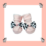 NB Cow Themed Romper w/Matching Accessories Set For Reborns & Silicone Baby Dolls