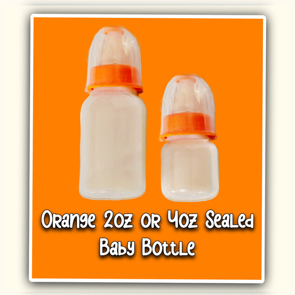 Two ounce 2oz Reborn Baby Bottle four 4 oz Reborn Baby bottles fake milk and juice 