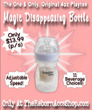 4oz Magic Disappearing Milk Bottle For Reborn or Silicone Baby Dolls!