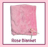 8-10 Inch Micropreemie Rose Themed Onesie w/Matching Accs Set For Lifelike Baby Dolls!