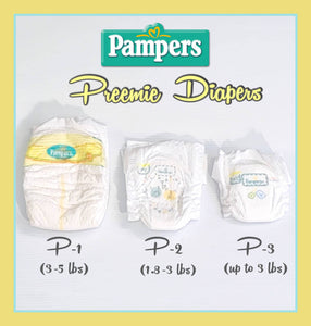 Pampers Preemie & Micro Preemie Reborn/Silicone Diapers